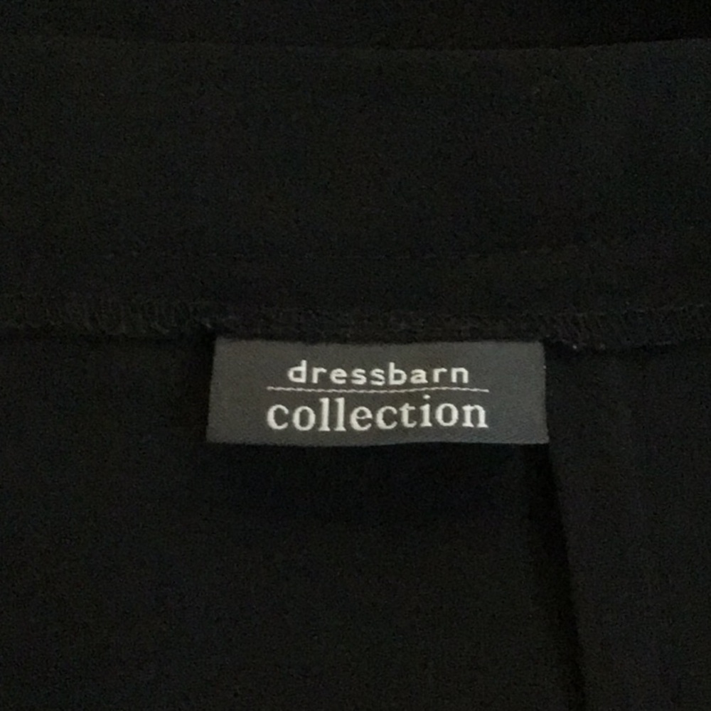 Women’s Dressbarn Collection Black Sheer lined evening pants. Size 16 - Picture 7 of 12